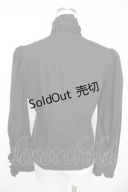 画像2: ALICE and the PIRATES / プリンス・コンラッドブラウス  黒 Y-25-12-05-084-PA-BL-SZ-ZY