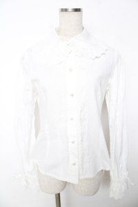 BABY, THE STARS SHINE BRIGHT / ピンタックブラウス  白 Y-25-12-05-085-BA-BL-SZ-ZY