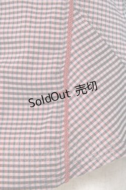 画像5: Ozz Croce / クロス刺繍チェック柄シャツ  赤 Y-25-12-05-089-OO-BL-SZ-ZY