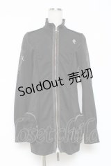 Ozz Croce / 龍刺繍ZIPロングパーカー  黒 Y-25-12-05-090-OO-TO-SZ-ZY