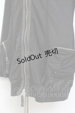 画像4: Ozz Croce / 龍刺繍ZIPロングパーカー  黒 Y-25-12-05-090-OO-TO-SZ-ZY