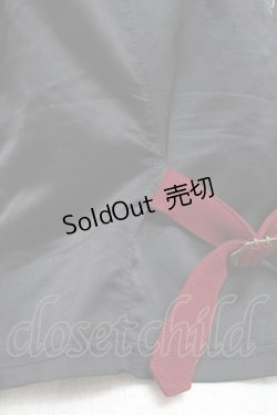 画像3: Rozen Kavalier / 刺繍×プリント入り重ね着風ベスト  黒×エンジ Y-25-12-05-092-OO-TO-SZ-ZY