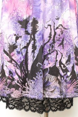 画像3: Ozz oneste / 菊&蝶柄ノースリーブワンピース  パープル Y-25-12-05-098-OO-OP-SZ-ZY