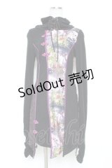 Ozz oneste / ハイネックチャイナワンピース  黒 Y-25-12-05-100-OO-OP-SZ-ZY