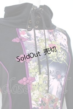 画像3: Ozz oneste / ハイネックチャイナワンピース  黒 Y-25-12-05-100-OO-OP-SZ-ZY