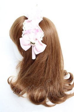 画像2: Angelic Pretty / Dolceフリルカチューシャ  ピンク Y-25-12-05-019-AP-ZA-SZ-ZY