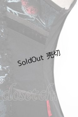 画像4: Ozz Croce / 龍プリント2WAYベスト  黒×ブルー Y-25-12-05-106-OO-TO-SZ-ZY