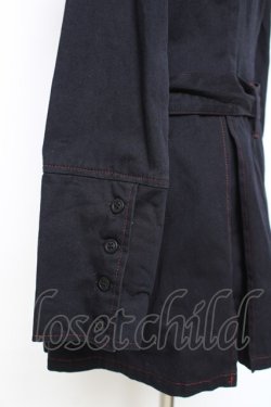 画像3: PEACE NOW / 蜘蛛の巣襟デニムワンピ  黒 Y-25-12-05-108-PU-OP-SZ-ZY