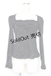 MIHO MATSUDA / ローズレースカーディガン  黒 Y-25-12-05-111-GO-TO-SZ-ZY