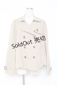 franche lippee black / トレンチショートジャケット M ベージュ Y-25-12-05-113-LO-JA-SZ-ZY