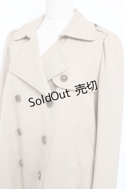 画像4: franche lippee black / トレンチショートジャケット M ベージュ Y-25-12-05-113-LO-JA-SZ-ZY