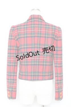 画像3: Jane Marple / タータンジャケット M 赤 Y-25-12-05-114-JM-JA-SZ-ZY
