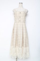 axes femme / タックデザインジャンスカ  生成り Y-25-12-05-116-AX-OP-SZ-ZY