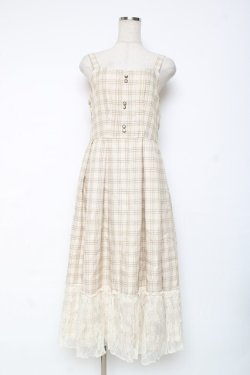 画像1: axes femme / タックデザインジャンスカ  生成り Y-25-12-05-116-AX-OP-SZ-ZY