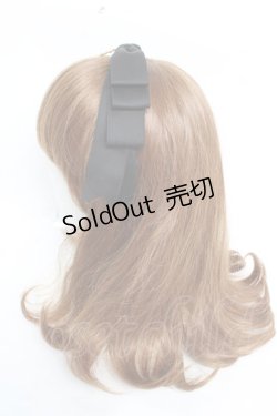 画像2: ALICE and the PIRATES / まんなかリボンカチューシャ  黒 Y-25-12-05-021-PA-AC-SZ-ZY