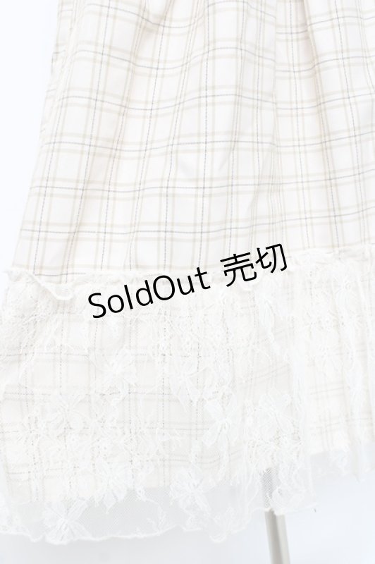 画像4: axes femme / タックデザインジャンスカ  生成り Y-25-12-05-116-AX-OP-SZ-ZS (4)