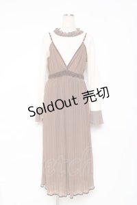 axes femme / アンサンブルキャミワンピース M 生成り Y-25-12-05-117-AX-OP-SZ-ZS