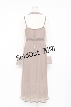 画像2: axes femme / アンサンブルキャミワンピース M 生成り Y-25-12-05-117-AX-OP-SZ-ZS