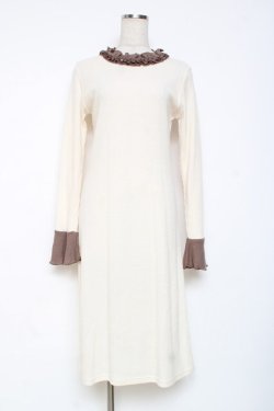 画像5: axes femme / アンサンブルキャミワンピース M 生成り Y-25-12-05-117-AX-OP-SZ-ZY