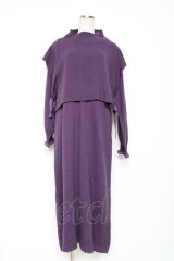 axes femme / ベストニットワンピース F パープル Y-25-12-05-119-AX-OP-SZ-ZY