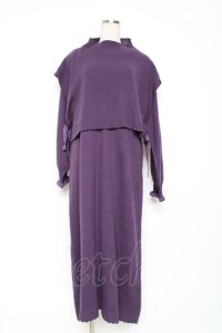axes femme / ベストニットワンピース F パープル Y-25-12-05-119-AX-OP-SZ-ZY