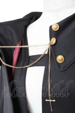 画像4: Amavel / Fantasic Vampireケープ付きローブ  黒 Y-25-12-05-120-CA-JA-SZ-ZY