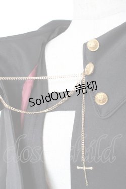 画像4: Amavel / Fantasic Vampireケープ付きローブ  黒 Y-25-12-05-120-CA-JA-SZ-ZY