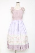 axes femme POETIQUE / カトラリープリントワンピース M ラベンダー Y-25-12-05-122-AX-OP-SZ-ZY