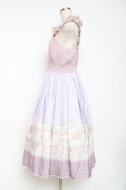 画像2: axes femme POETIQUE / カトラリープリントワンピース M ラベンダー Y-25-12-05-122-AX-OP-SZ-ZY