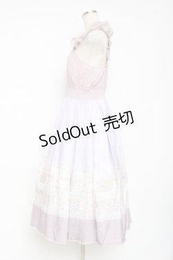 画像2: axes femme POETIQUE / カトラリープリントワンピース M ラベンダー Y-25-12-05-122-AX-OP-SZ-ZY