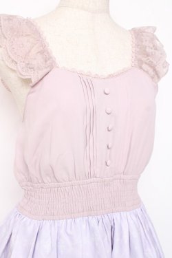 画像4: axes femme POETIQUE / カトラリープリントワンピース M ラベンダー Y-25-12-05-122-AX-OP-SZ-ZY