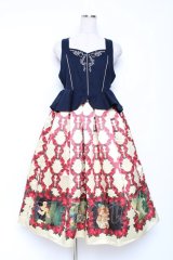 axes femme / 白雪姫ワンピース F 紺×イエロー Y-25-12-05-123-AX-OP-SZ-ZY