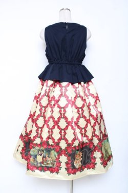 画像3: axes femme / 白雪姫ワンピース F 紺×イエロー Y-25-12-05-123-AX-OP-SZ-ZY