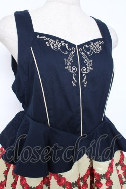 画像4: axes femme / 白雪姫ワンピース F 紺×イエロー Y-25-12-05-123-AX-OP-SZ-ZY