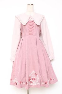 Amavel / Sleeping Beautyワンピース  ピンク Y-25-12-05-124-CA-OP-SZ-ZY