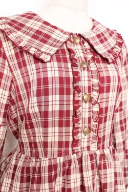 画像3: axes femme POETIQUE / ティアードフリルセーラーワンピース M 赤 Y-25-12-05-125-AX-OP-SZ-ZY