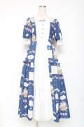 axes femme kawaii / 10thアニバーサリーワンピース M ブルー Y-25-12-05-126-AX-OP-SZ-ZY