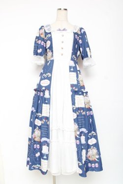画像1: axes femme kawaii / 10thアニバーサリーワンピース M ブルー Y-25-12-05-126-AX-OP-SZ-ZY