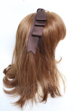 画像3: ALICE and the PIRATES / まんなかリボンカチューシャ  ブラウン Y-25-12-05-022-PA-AC-SZ-ZY