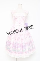 Angelic Pretty / Lacy Pansyジャンパースカート  ピンク Y-25-12-05-127-AP-OP-SZ-ZY