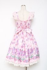 画像2: Angelic Pretty / Lacy Pansyジャンパースカート  ピンク Y-25-12-05-127-AP-OP-SZ-ZY (2)