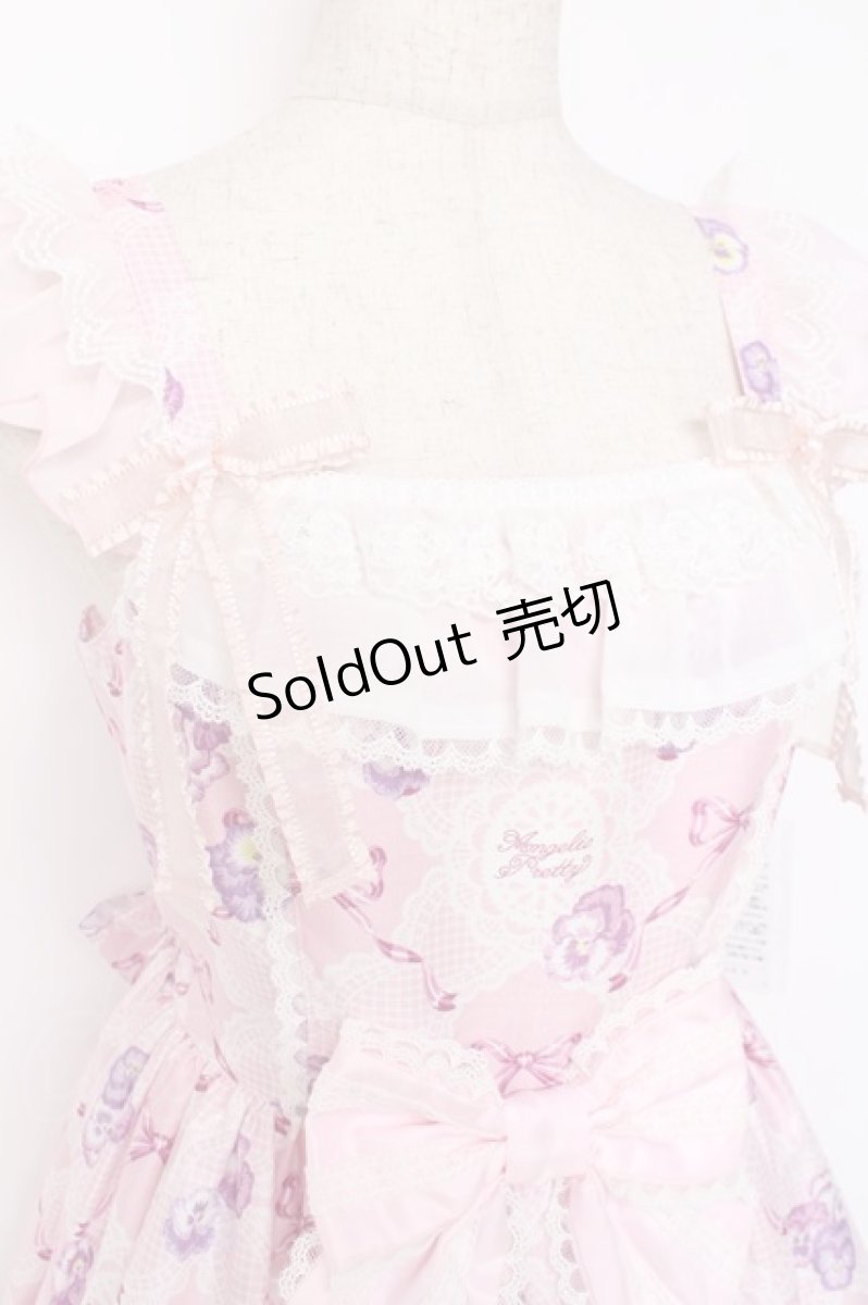 画像4: Angelic Pretty / Lacy Pansyジャンパースカート  ピンク Y-25-12-05-127-AP-OP-SZ-ZY (4)