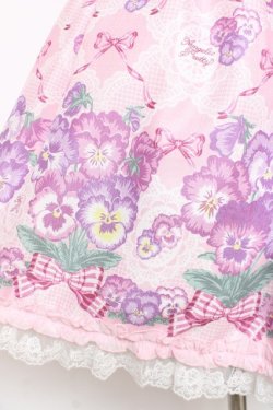 画像5: Angelic Pretty / Lacy Pansyジャンパースカート  ピンク Y-25-12-05-127-AP-OP-SZ-ZY
