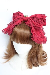 ALICE and the PIRATES / コロネットリボンカチューシャ  エンジ Y-25-12-05-023-PA-AC-SZ-ZY