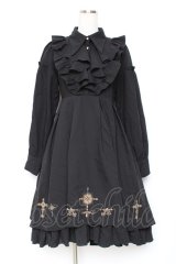 Amavel / Rosary Angelフィッシュテールワンピース  黒 Y-25-12-05-135-CA-OP-SZ-ZY