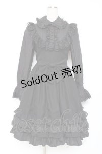 AND ROMEO / ヨークレースワンピース  黒 Y-25-12-05-137-LO-OP-SZ-ZY