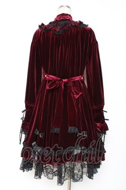 画像2: tale-bringer / ベロアワンピース  ワイン Y-25-12-05-138-LO-OP-SZ-ZY