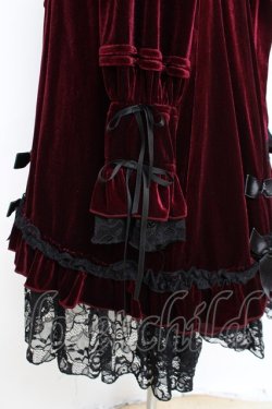 画像3: tale-bringer / ベロアワンピース  ワイン Y-25-12-05-138-LO-OP-SZ-ZY