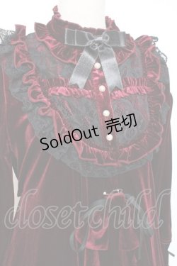 画像4: tale-bringer / ベロアワンピース  ワイン Y-25-12-05-138-LO-OP-SZ-ZY