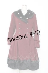 ALICE and the PIRATES / レディーパールファーコート  ワイン Y-25-12-05-139-PA-CO-SZ-ZY